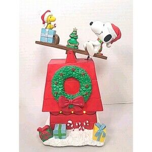 Vintage Peanuts Snoopy Woodstock Musical Kurt Adler Christmas Jingle Bell Rock